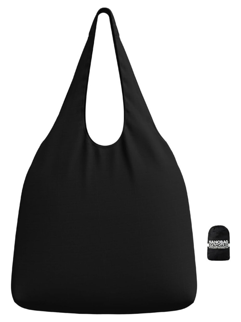 Foldable Packable Reusable Grocery Tote Bag 19L Lightweight Ripstop Nylon